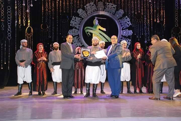 تكريم فرقة كنعان لتمثيلها دولة فلسطين